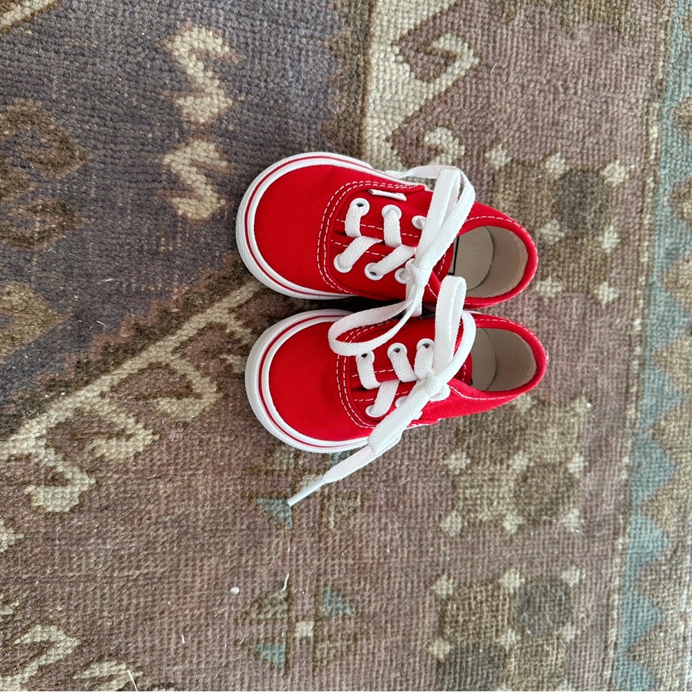 Baby red Vans